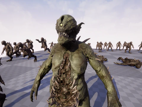 Potw&oacute;r z koszmaru 7 Model 3D