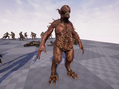 Nightmare Monster 7 3D 模型