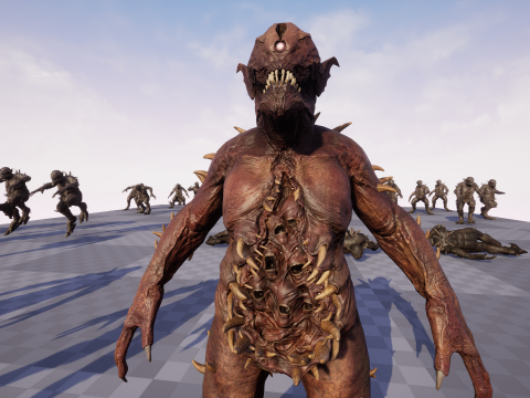 Nightmare Monster 7 3D 模型