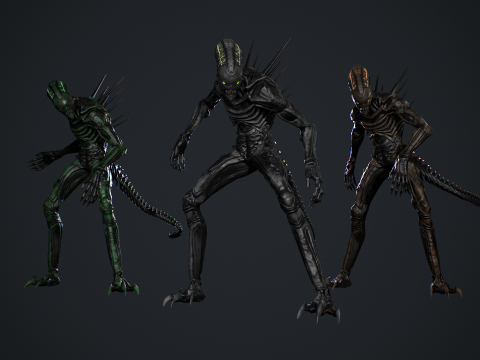 Alien Monster 2 3Dモデル