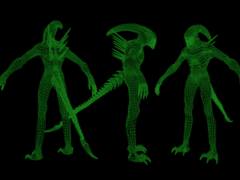 Alien Monster 2 3Dモデル