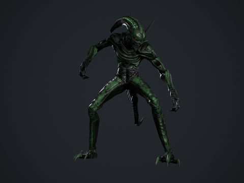 Alien Monster 2 3Dモデル