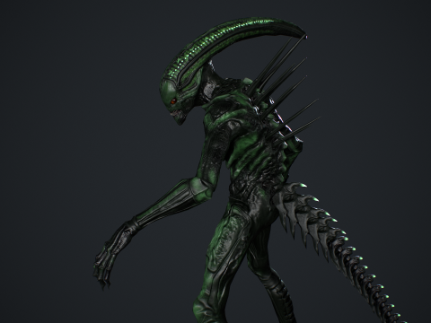 Alien Monster 2 3Dモデル