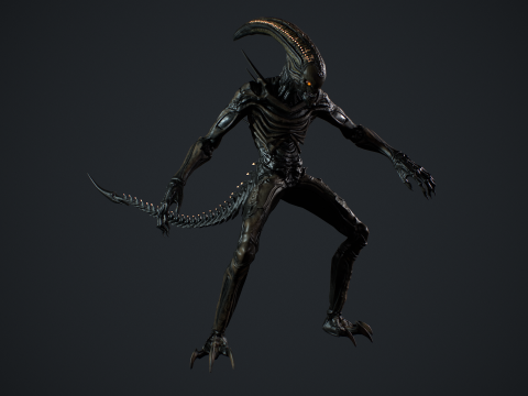 Alien Monster 2 3Dモデル