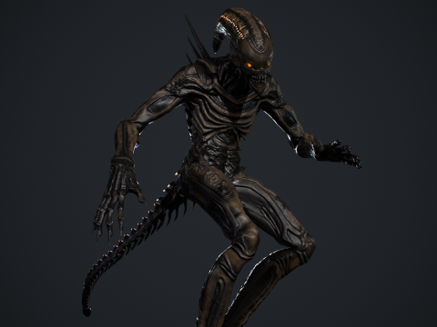 Alien Monster 2 3Dモデル
