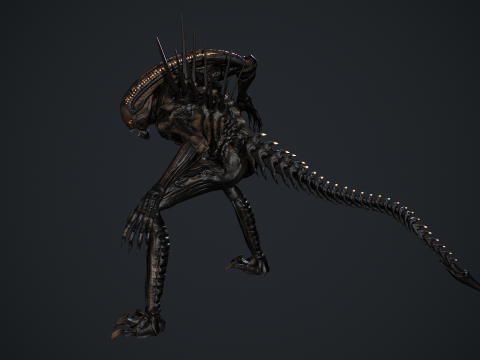 Alien Monster 2 3Dモデル