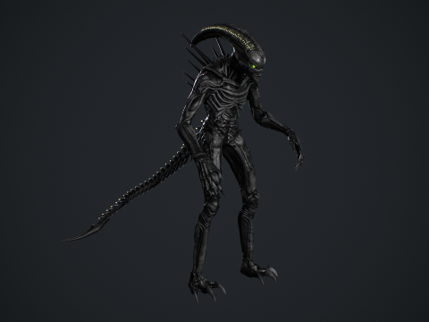 Alien Monster 2 3Dモデル