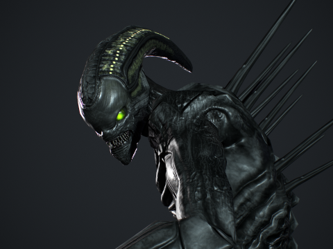 Alien Monster 2 3Dモデル