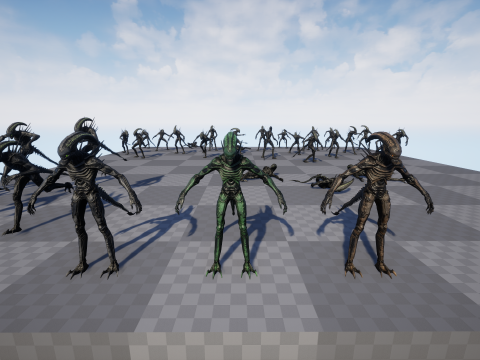 Alien Monster 2 3Dモデル
