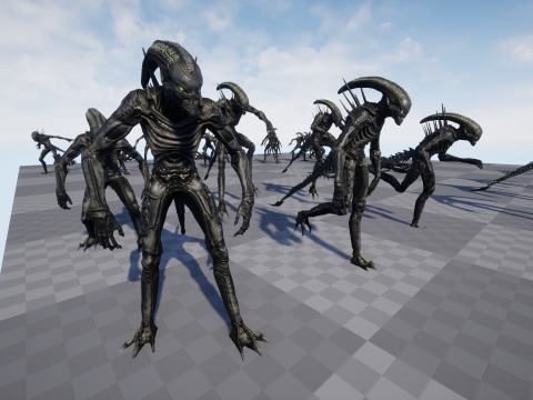Alien Monster 2 3Dモデル