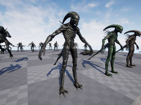 Alien Monster 2 3Dモデル