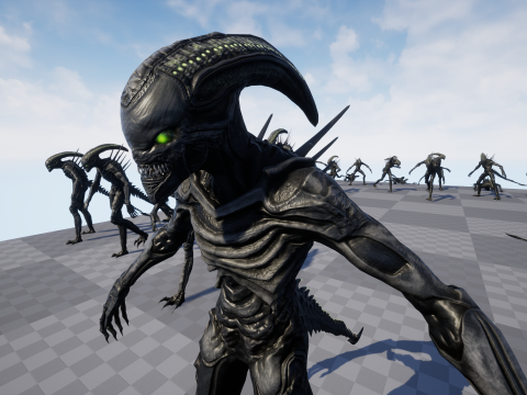 Alien Monster 2 3Dモデル