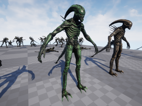 Alien Monster 2 3Dモデル