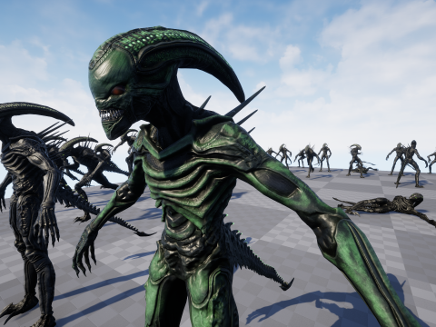 Alien Monster 2 3Dモデル