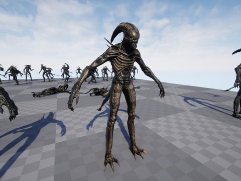 Alien Monster 2 3Dモデル