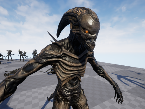 Alien Monster 2 3Dモデル