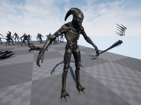 Alien Monster 2 3Dモデル