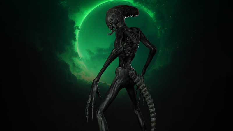 Alien Monster 3 Modello 3D .c4d .max .obj .3ds .fbx .stl .blend 