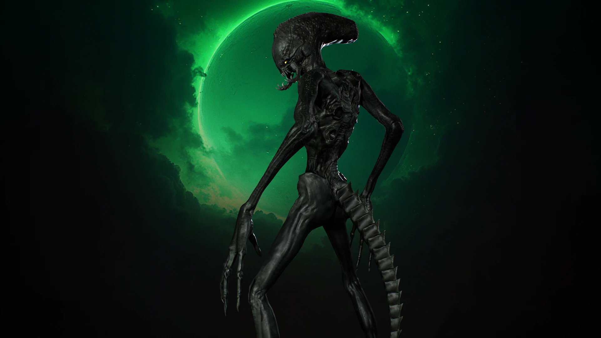 Alien Monster 3 3D Model .c4d .max .obj .3ds .fbx .stl .blend 