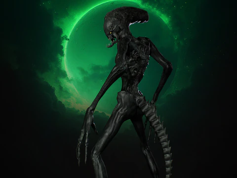 विदेशी राक्षस 3 3D मॉडल