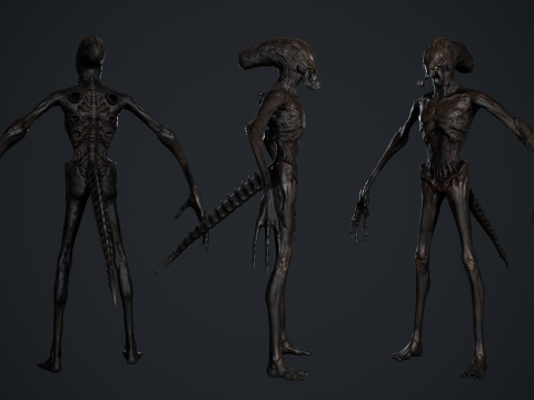 Alien Monster 3 Modello 3D