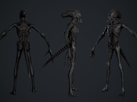 Alien Monster 3 Modello 3D