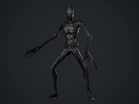 Alien Monster 3 Modello 3D