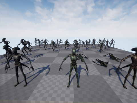 Alien Monster 3 Modello 3D