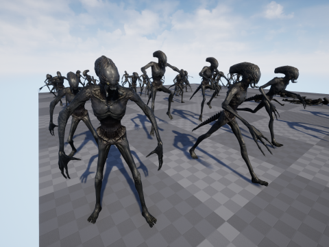 Alien Monster 3 Modello 3D
