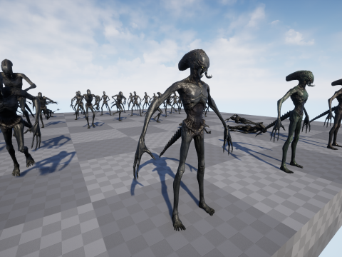 Alien Monster 3 Modello 3D