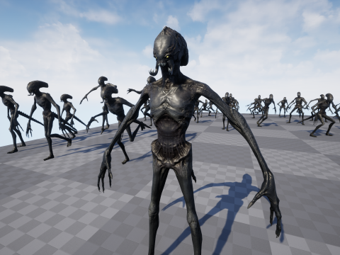 Alien Monster 3 Modello 3D
