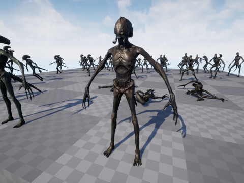 Alien Monster 3 Modello 3D