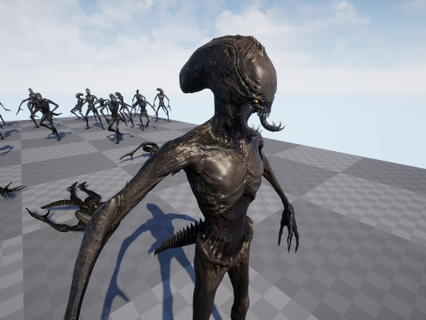 Alien Monster 3 Modello 3D