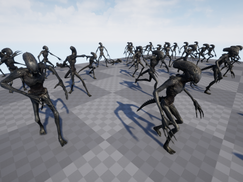 Alien Monster 3 Modello 3D