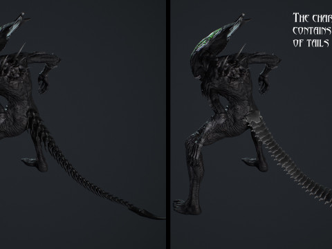 Alien Monster 4 Modello 3D