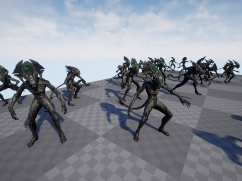 Alien Monster 4 Modello 3D