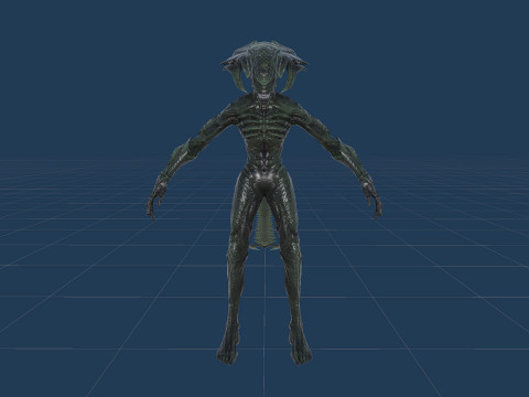 Alien Monster 4 Modello 3D