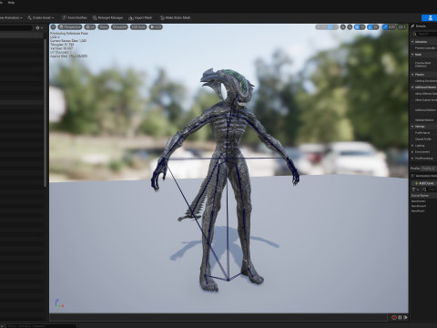 Alien Monster 4 Modello 3D
