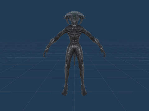 Alien Monster 4 Modello 3D