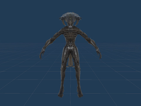 Alien Monster 4 Modello 3D