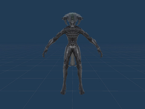 Alien Monster 4 Modello 3D