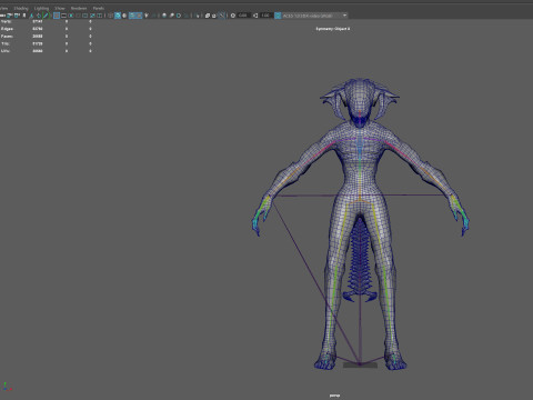 Alien Monster 4 Modello 3D