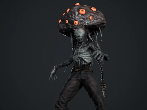 ブレインミュータント 3Dモデル