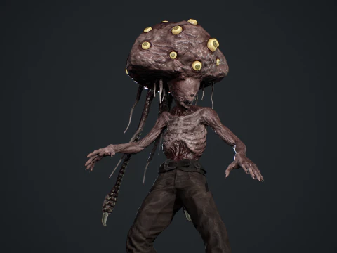 ブレインミュータント 3Dモデル