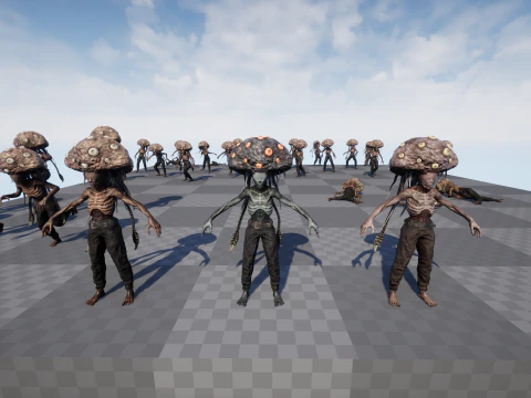 ブレインミュータント 3Dモデル