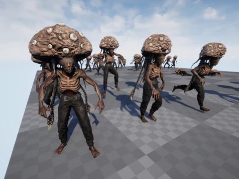 ブレインミュータント 3Dモデル