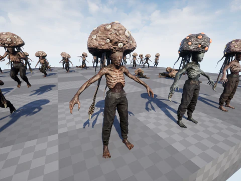 ブレインミュータント 3Dモデル