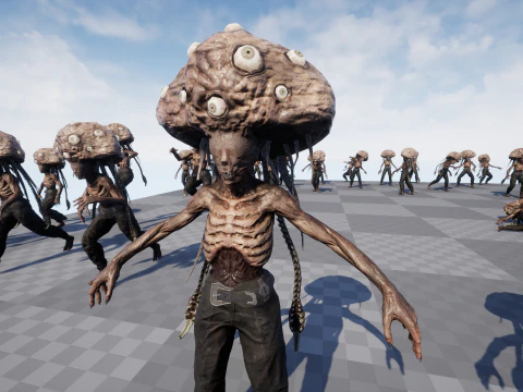 ブレインミュータント 3Dモデル