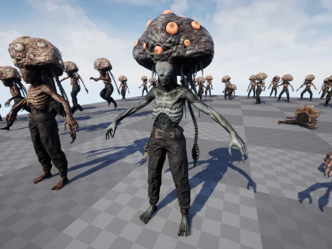 ブレインミュータント 3Dモデル