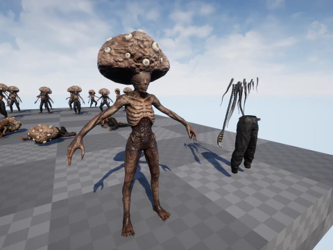 ブレインミュータント 3Dモデル